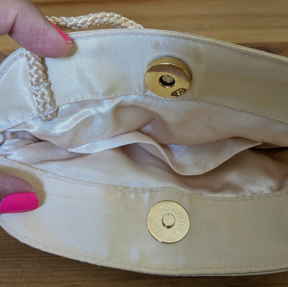 Vtg Nylon Evening Bag - Picture 4 of 7